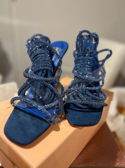 Blue Denim Crystal